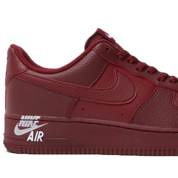 Nike Other - Nike Men's Air Force 1 Low '07 LV8 Burgundy AJ7280-600 - Sz 10 - EXCELLENT